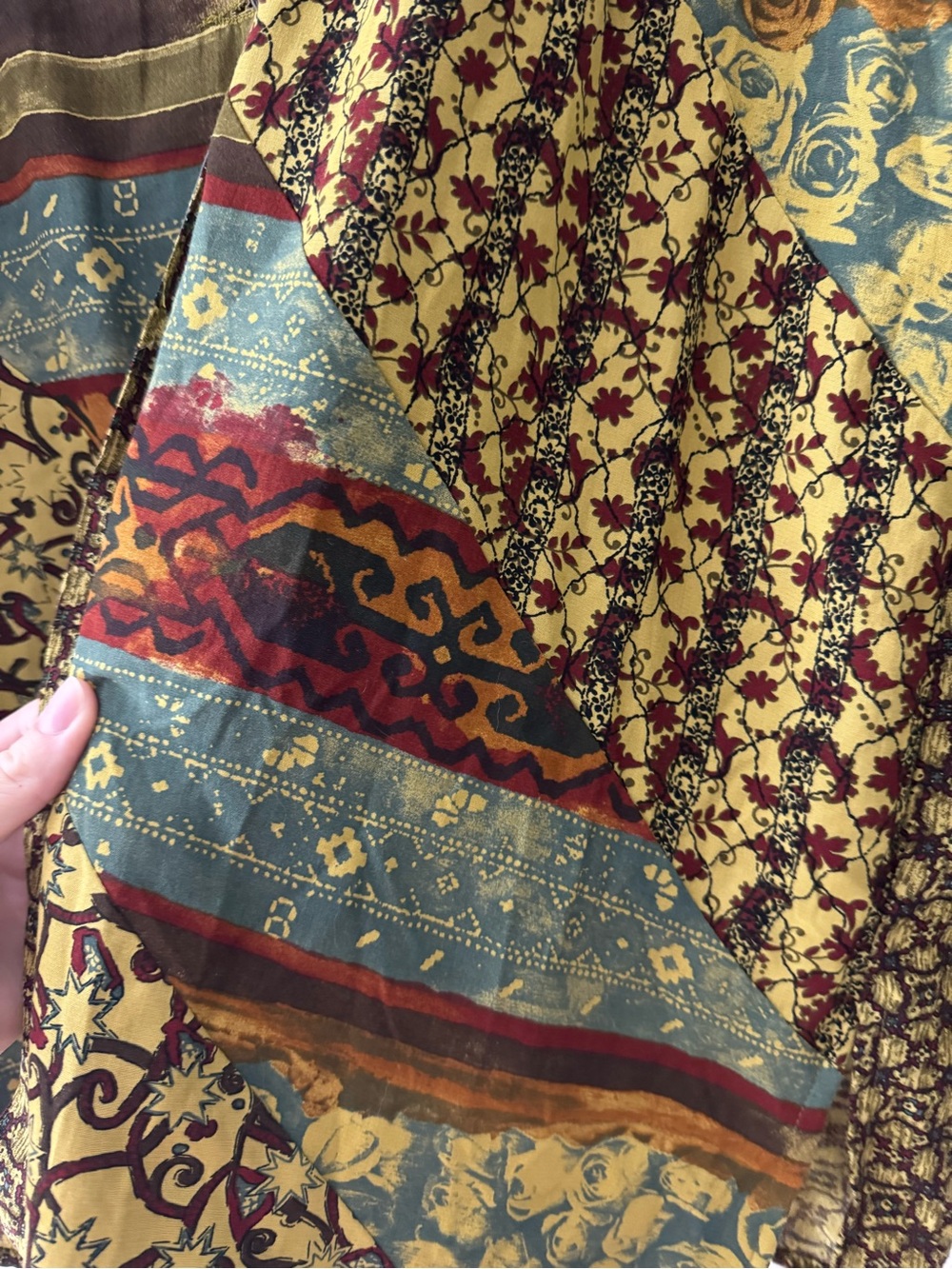 Carole Little Multicolor Patterned Open-Front Jacket - Picture 6 of 8